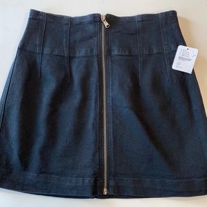 Black Free People Mini Skirt